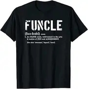 [VidiAmazing] Funcle Definition - Military Veteran Style Fun Uncle ds026 T-Shirt