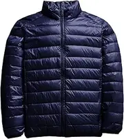 [Maiyifu-GJ] Men's Winter Puffer Jacket Outerwear Lightweight Warm Windproof Down Coat Thicken Quilted Padded Coats Windbreaker