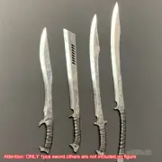 Handmade 1/18 scale Metal Sword Weapon Model For 3.75" Action Figure Accessory