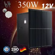 350W Fixed Solar Panel 12V 350 Watt Mono Caravan Camping Power Charging Battery