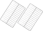 2Pcs W10256908 Oven Rack,Replaces W10138079 W10179196 3195710 PS11751295,Compatible for Whirlpool/Jenn-Air Oven Rack/Range,24 x15-3/4 Inches