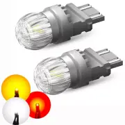 AUXITO 2800LM 6000K 3157 3156 3057 LED DRL Day Time Running Light Lamp Bulbs J (for: Renault)