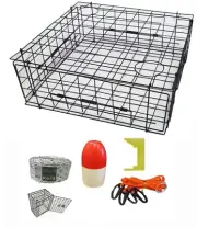 KUFA Vinyl Coated Crab Trap & Accessory kit (S70+CEM3)