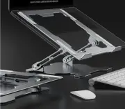 Adjustable Laptop Stand Portable Computer Stand Aluminum Alloy Laptop Riser Comp