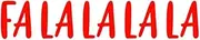 Fa La La La La: A decorative book for coffee tables, bookshelves, end tables, and interior design styling - Housewarming Gift Decorum - stack decor ... room in home (Christmas Holiday Phrases Red)
