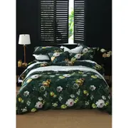 3pc MM Linen Lorenza Cotton Bed Quilt Cover and Pillowcase Set Bedroom Decor