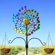 Wind Spinners Large Metal Outdoor Windmill Garden Spinner Yard Spinners Kinetic