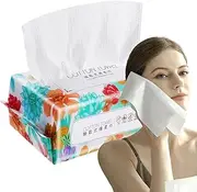 Cotton Face Wipes,Thicken Paper Towels for Face Pearl Pattern Design - Soft Cotton Wipes, Large Face Towels for Adults, Skin Care, Kids Helves
