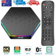 2023 WIFI6 TV Box 6K HD Android 12.0 4GB+64GB Quad Core Smart Media Player BT AU