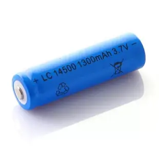 14500鋰電池3.7v 1300mAh高容量5號充電電池電動牙刷強光筒電池