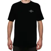 Killer Speed Co. Men Lockup Cotton Tshirt Relaxed Fit Crew Neck Black