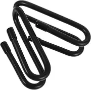 Abaodam 1 Set Hook up Hanger Outdoor Wall Hooks Mount Surf Decor Surf Board Decor Holder Coastal Board Rack Beach Surfboard Heavy Duty Hooks Display Hook Black Aluminum Alloy
