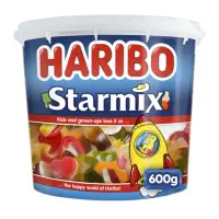 在飛比找蝦皮購物優惠-Haribo 哈瑞寶 Starmix 星際綜合軟糖 桶裝 家