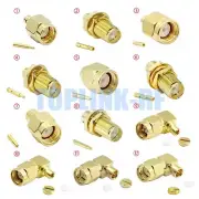 SMA RP-SMA Male Female RF Connector Semi-rigid RG402 0.141" / RG405 0.086" Cable