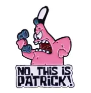 SpongeBob SquarePants Friend Patrick with Telephone Enamel Metal Pin NEW UNUSED