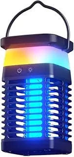 Bug Zapper Outdoor Fly & Mosquito Zapper - 390nm Variable Frequency Light to Attract Mosquitoes, Separate Night Light, Rechargeable, Suitable for Home and Outdoor Use