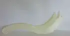 Tupperware Sli Saw All Cheese Slicer~Olive Fork~Knife Frosted White Sheer New