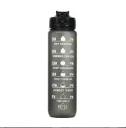 Water Bottle Sports with Time Marker Leak-Proof Cup Motivational Portable