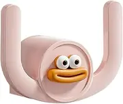 Bathroom Slippers Appointment, House Slippers Holder - Wall Mounted Cartoon Sausage Slippers Shelves,Funny Shoe Storage Door, Double Utility Sen Hooks