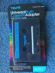 TZUMI Plug & Play Car Audio Cassette Tape Adapter Transmitters MP3 Galaxy iPhone