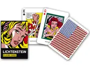 Piatnik Roy Lichtenstein Poker Playing Cards Single Deck (PIA1640)
