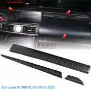 Carbon Center Console Dash Storage Box Decor Trim For Lexus RC300 RC350 2015-22 (for: Lexus)