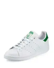 Adidas Originals Stan Smith White Green Mens Casual Sneakers AQ4775 SIZE 8