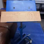 Curly Figured MapleBillet 23”x6.7”x.85” KD Big Leaf Guitar Bass Top Kiln Dry