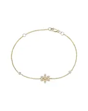 Clover 14K 0.06 ct. tw. Diamond Bracelet