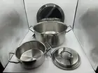 Silga Teknik 32cm & 20cm 18/10 Stainless Steel Stockpot & Saucepan w/Lid *NEW*