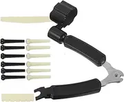 ERINGOGO Acoustic Guitar Repair Tool Kit String Winder Bridge Pins Pegs Replacement Set