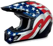 AFX FX-17 Flag Helmet - Lg Black