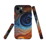 For iPhone 13 mini Tough Protective Cover, Eye Of The Galaxy