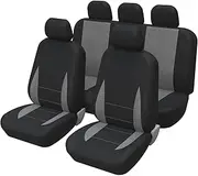 Car Seat Covers Car Seat Protector Cover Set Car Seat Cushion Fit for OPEL for Aatara for Astra for Mocha Car Seat Cushion(B-Grey)