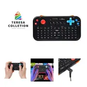 Bluetooth Pocket Keyboard with Jog Mouse and Audio, Black, Remote Wireless Co...