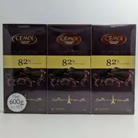 在飛比找蝦皮商城優惠-Cemoi 82% 黑巧克力 100公克 X 6入 D133