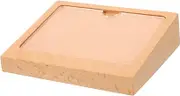 HOMOCONO Wooden Display Stand for Signs and Price Tags Premium Real Table Number Holder for Restaurants Weddings and Events Versatile Design with Panel for Easy Viewing