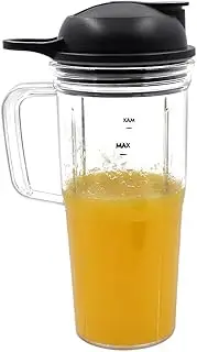 [Anbige] Replacement Parts cup with lid,Compatible with NutriBullet Blender Combo NutriBullet Pro 1000 and NutriBullet Select (24oz with handle)