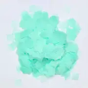 Square Paper Confetti Table Scatters - Mint Green