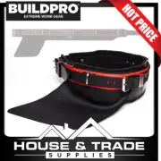 BuildPro Steelfixers Belt 34" Leather Heavy Duty Stitching Back Support LBBSF34