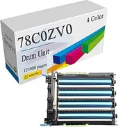 Compatible 78C0Z50 Drum Unit Replacement for Lexmark MC2325adw CX421adn CX522ade Printer 78C0ZV0 Imaging Drum Kit High Yield 125000 Pages,78C0ZV0-125000 pages