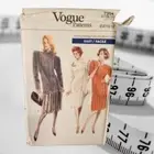 Vogue Patterns 7354 14 16 18 Dress Pleated Uncut Vintage 1988