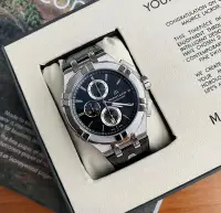 在飛比找Yahoo!奇摩拍賣優惠-MAURICE LACROIX Aikon 黑色錶盤 黑色皮