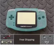 GBA Game Boy Advance Replacement Housing Shell Screen Glow in Dark - Green