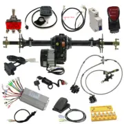 860mm Go kart Trike Rear Differential Axle Kit 48v 1000W Electric Motor Assembly