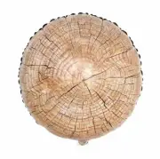 18" Cut Timber Balloon, Lumberjack Balloon, Outdoor Party, Animal Birthday