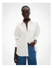 [Witchery] Cotton Oxford Shirt in Fresh White