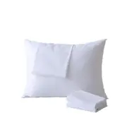 4 Pack Pillow Protectors with Zip Standard Size Pillow Cases Set of 4 Wrinkle...