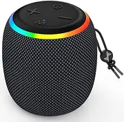 LENRUE Bluetooth Speaker, Wireless Speaker with Dynamic Light Show, Crisp Sound, TWS, Portable Speaker for Phones, Tables, Indoor, Outdoor