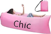 Air Couch - Inflatable Air Lounger for Camping | Lightweight Inflatable Couch, Portable Lounger Sofa for Outdoor Beach, Backyard